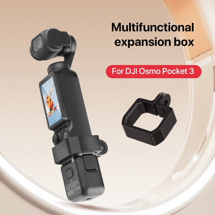 For DJI OSMO Pocket 3 Expansion Bracket Adapter  - Black