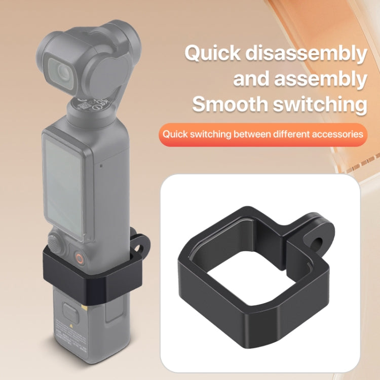 For DJI OSMO Pocket 3 Expansion Bracket Adapter  - Black