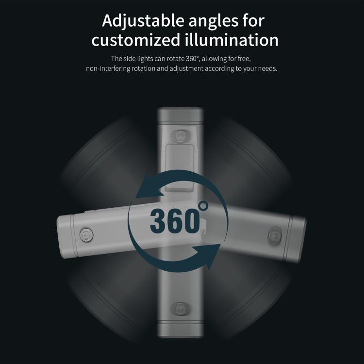 For DJI Mini 4 Pro STARTRC Night Navigation Searchlight LED Flashlight Rechargeable Refill Lighting Signal Light  - Grey