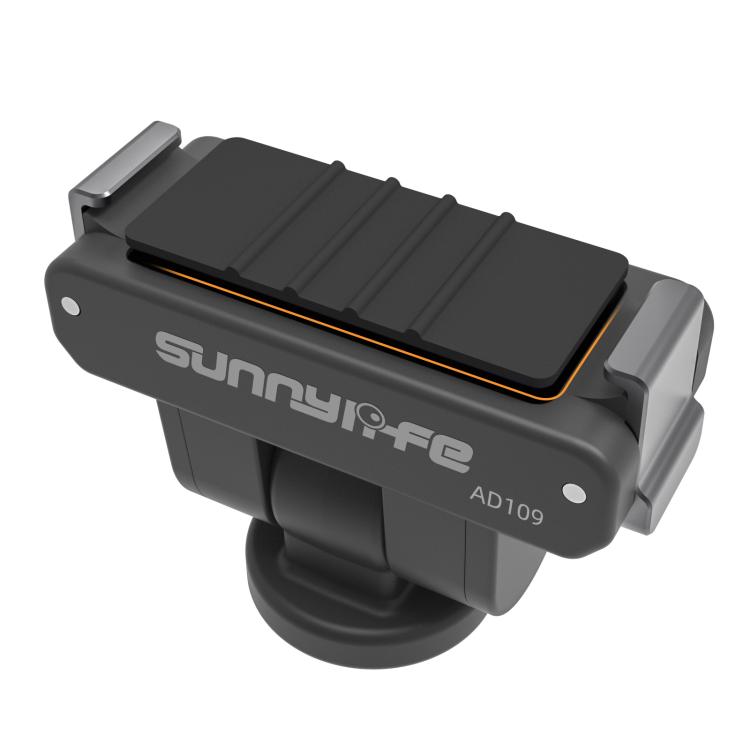 For DJI Osmo 360 Sunnylife Dual-Direction Magnetic Quick Release Adapter Mount  - Black