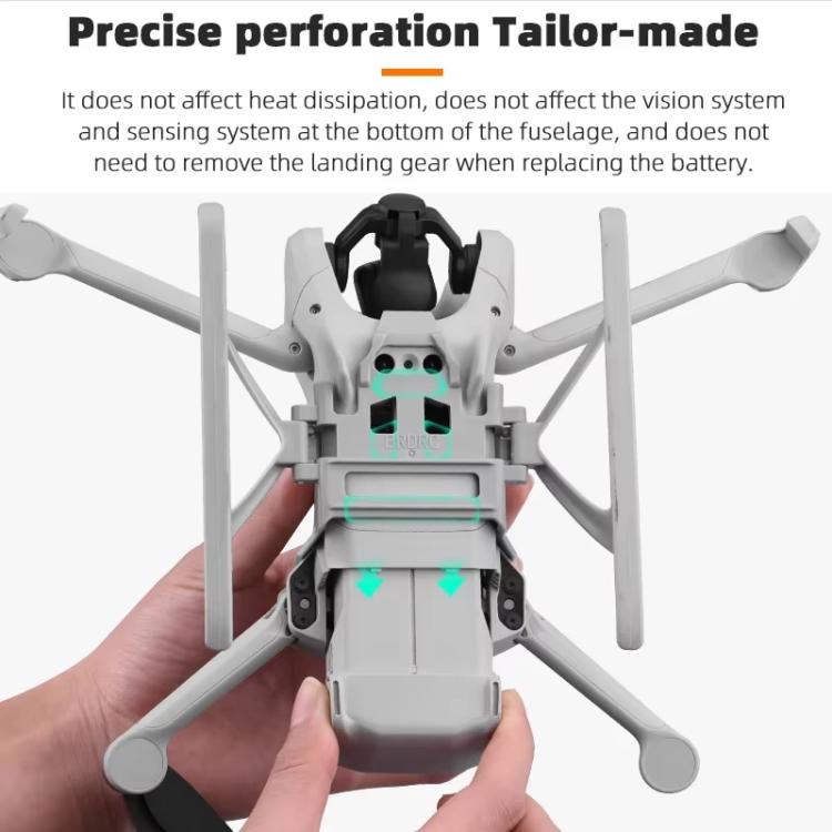 For DJI Mini 3 / 3 Pro BRDRC Folding Heightened Landing Gear Training Rack  - Grey