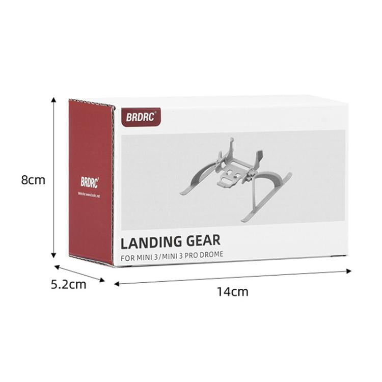 For DJI Mini 3 / 3 Pro BRDRC Folding Heightened Landing Gear Training Rack  - Grey