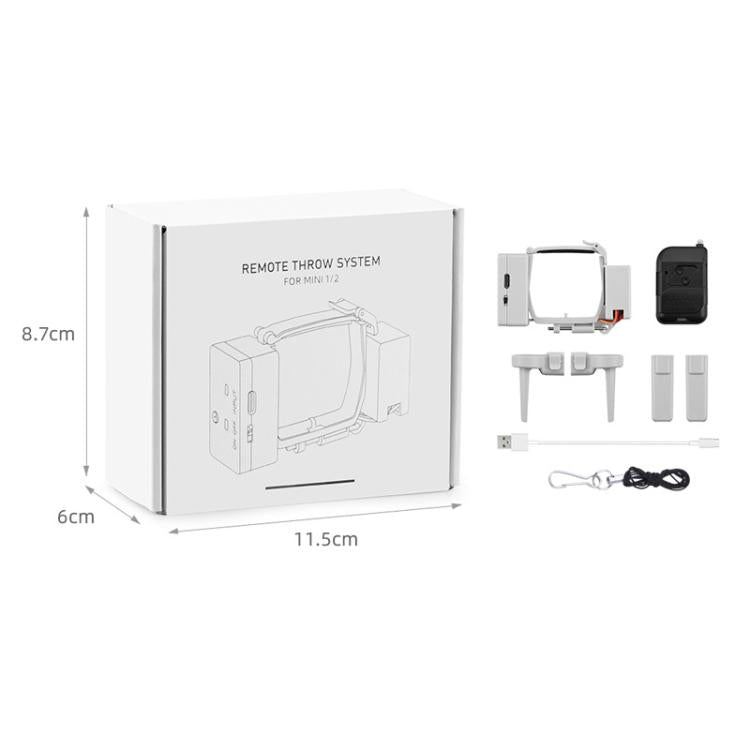 For DJI Mini 2 / Mavic Mini Air-Dropping System Thrower Parabolic  - Grey
