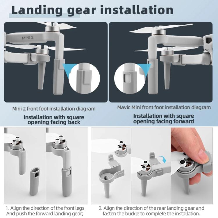 For DJI Mini 2 / Mavic Mini Air-Dropping System Thrower Parabolic  - Grey