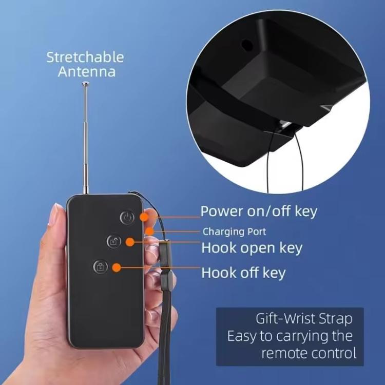 BRDRC Air-Dropping System Drone Thrower Parabolic For DJI Mini 4 Pro / 3 Pro / Air 3 / Mavic 3 / 3 Pro  - Black