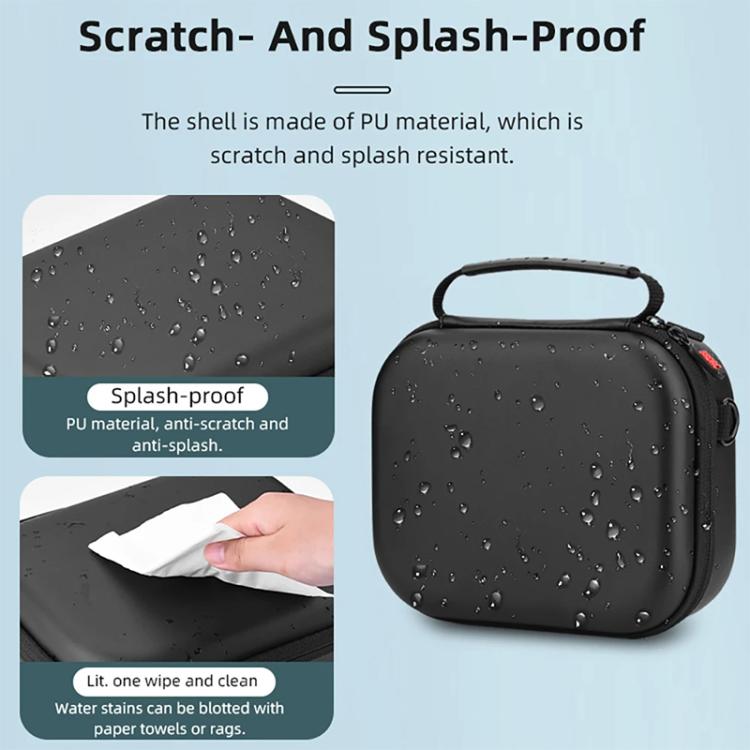 For DJI OSMO Pocket 3 BRDRC Full Set Portable Carrying Case Shoulder Storage Bag  - Black
