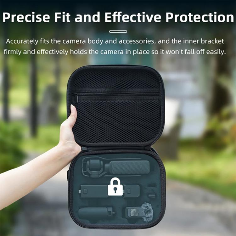 For DJI OSMO Pocket 3 BRDRC Full Set Portable Carrying Case Shoulder Storage Bag  - Black