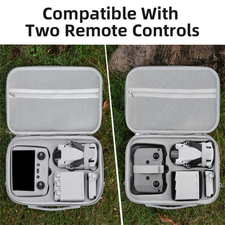 For DJI Mini 3 / 3 Pro BRDRC Shoulder Drone Remote Control Storage Carrying Bag  - Grey