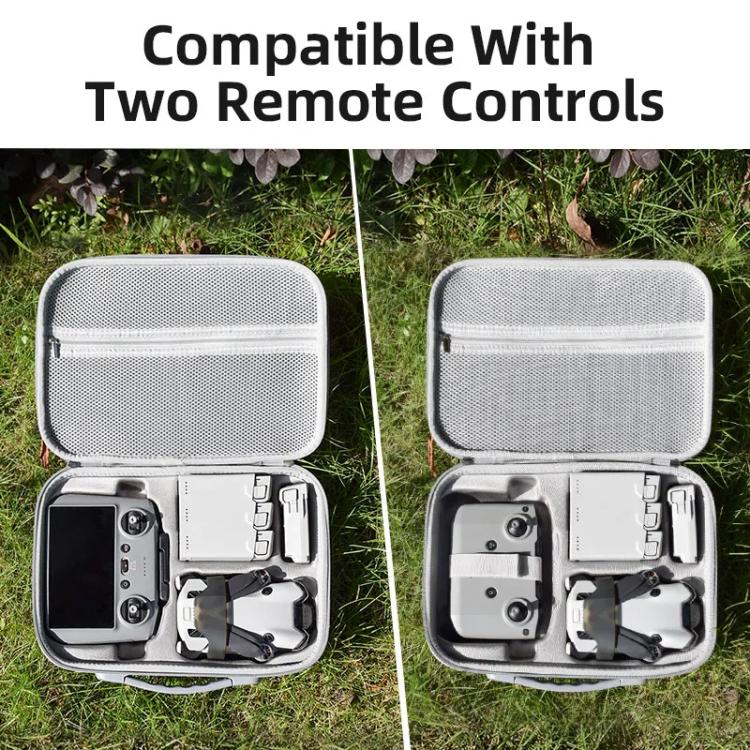 For DJI Mini 4 Pro BRDRC Shoulder Drone Remote Control Storage Carrying Bag  - Grey