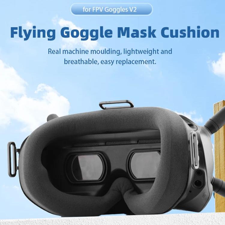 For DJI FPV Goggles V2  BRDRC Flying Glasses Protector Eyecups  - Dark Grey