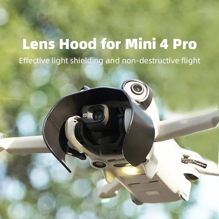 For DJI Mini 4 Pro BRDRC Lens Hood Gimbal Anti-Glare Sunshade Cover  - Black