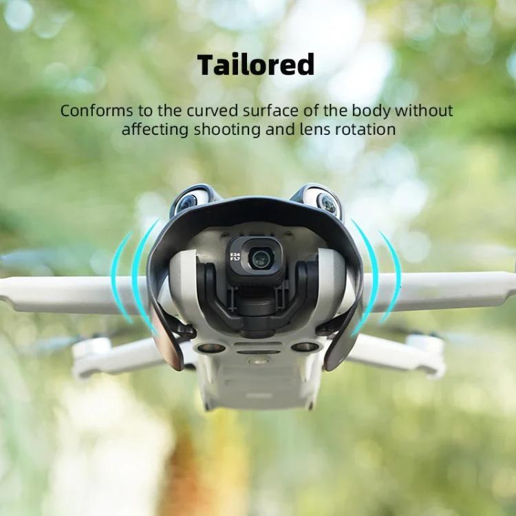 For DJI Mini 4 Pro BRDRC Lens Hood Gimbal Anti-Glare Sunshade Cover  - Black
