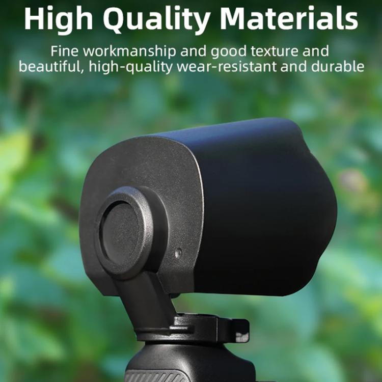 For DJI OSMO Pocket 3 BRDRC Sunshade Lens Protective Cover Hood  - Black