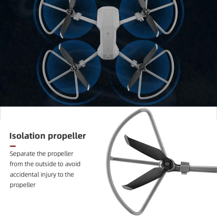 For DJI Mavic Air 2 / Air 2S BRDRC Drone Propeller Protective Guard Anti-collision Ring  - Grey