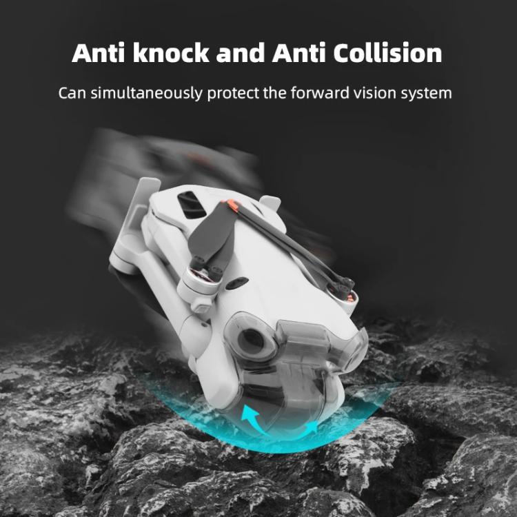 For DJI Mini 4 Pro BRDRC Lens Protective Cover Gimbal Cover  - Transparent Black