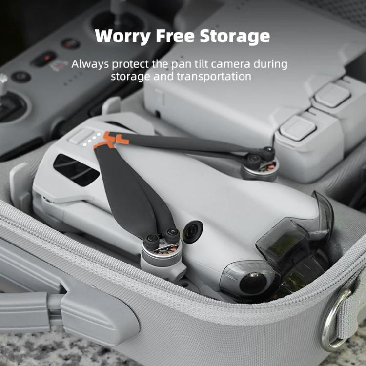 For DJI Mini 4 Pro BRDRC Lens Protective Cover Gimbal Cover  - Transparent Black