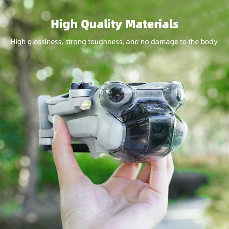 For DJI Mini 4 Pro BRDRC Lens Protective Cover Gimbal Cover  - Transparent Black
