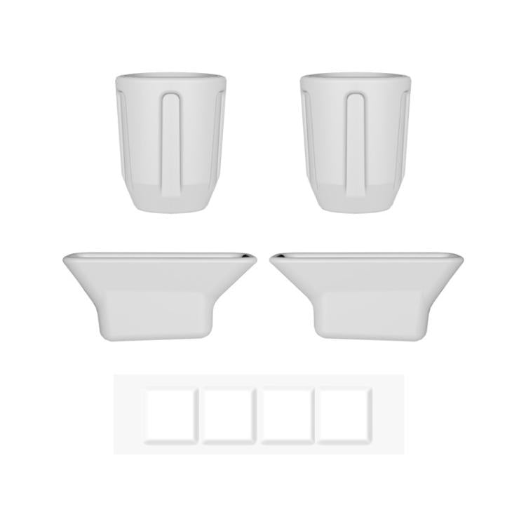 For DJI Mavic Air 2S BRDRC Drone Legs Feet Cover Protective Pad Dust-proof Cover  - Grey