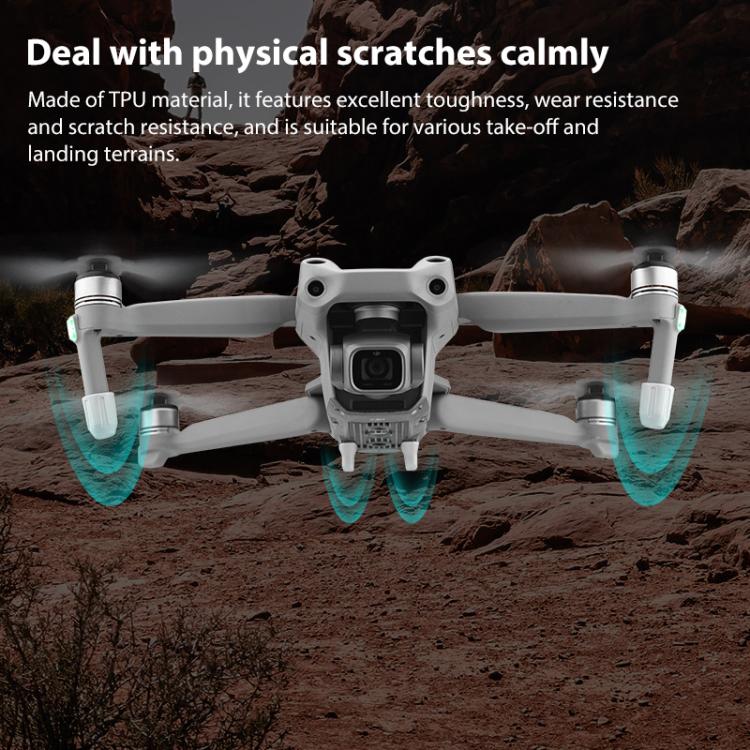 For DJI Mavic Air 2S BRDRC Drone Legs Feet Cover Protective Pad Dust-proof Cover  - Grey