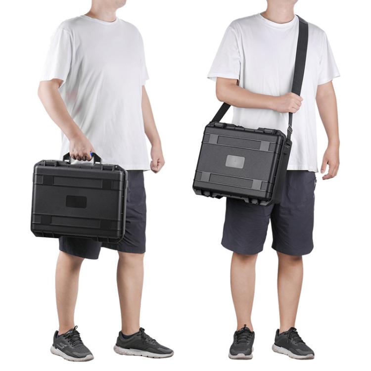 For DJI Mavic 2 BRDRC Crossbody Safety Carrying Storage Bag Waterproof Explosion-proof Box  - Black