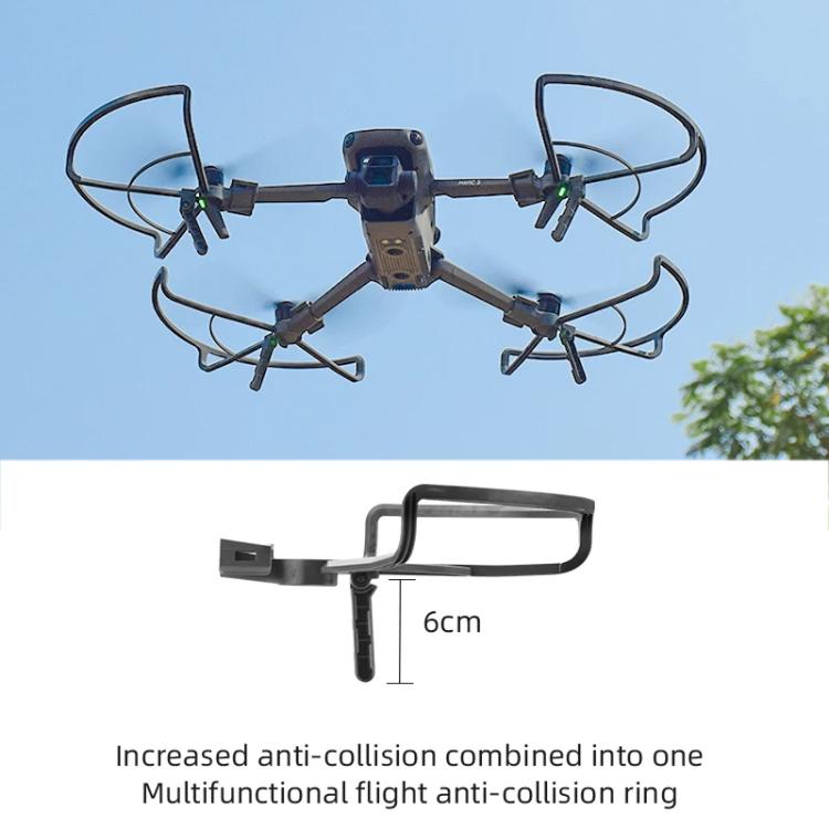 For DJI Mavic 3 / 3 Pro BRDRC Drone Propeller Protective Guard Anti-collision Ring  - Grey