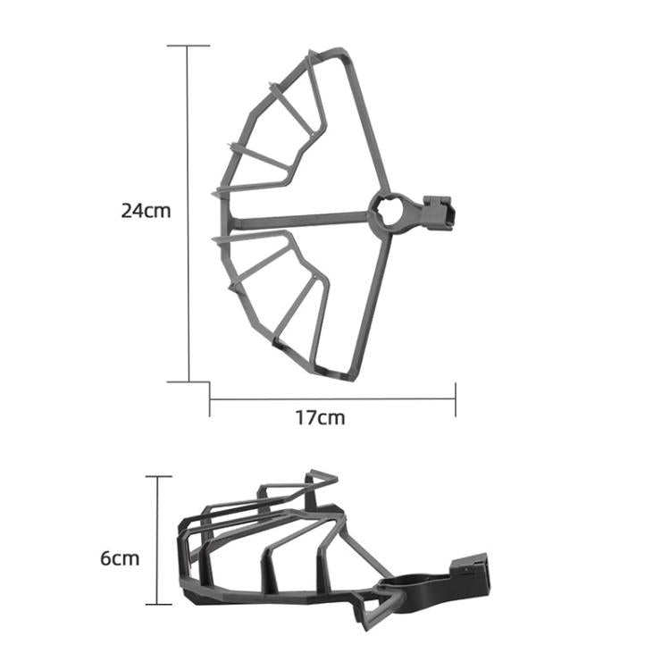 For DJI Mavic 2 Pro / 2 Zoom BRDRC Drone Propeller Surround Protective Guard Anti-collision Ring  - Grey