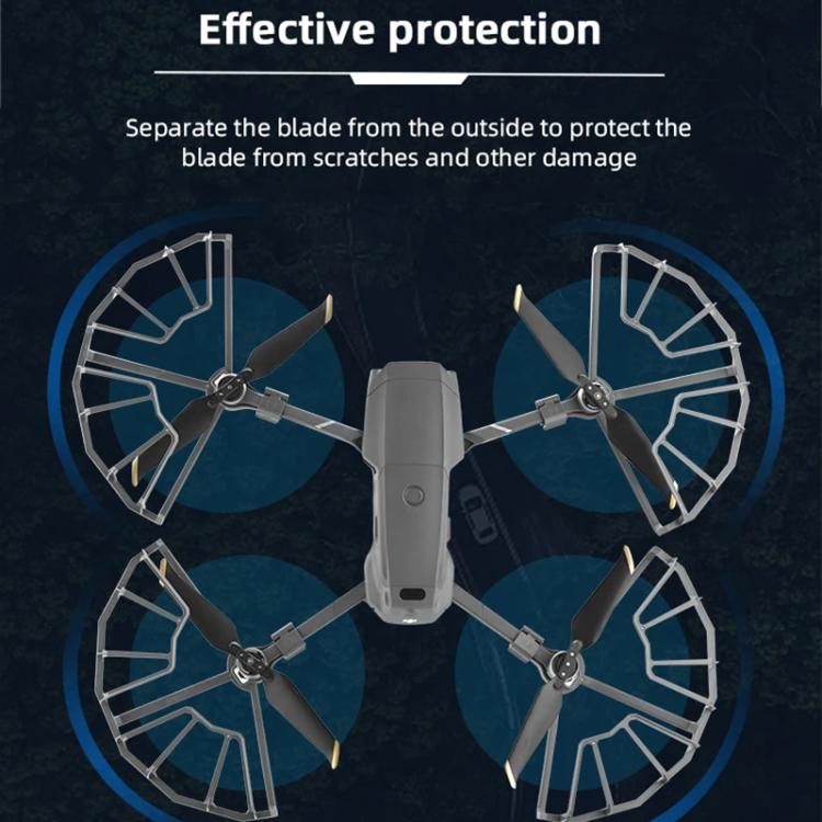 For DJI Mavic 2 Pro / 2 Zoom BRDRC Drone Propeller Surround Protective Guard Anti-collision Ring  - Grey