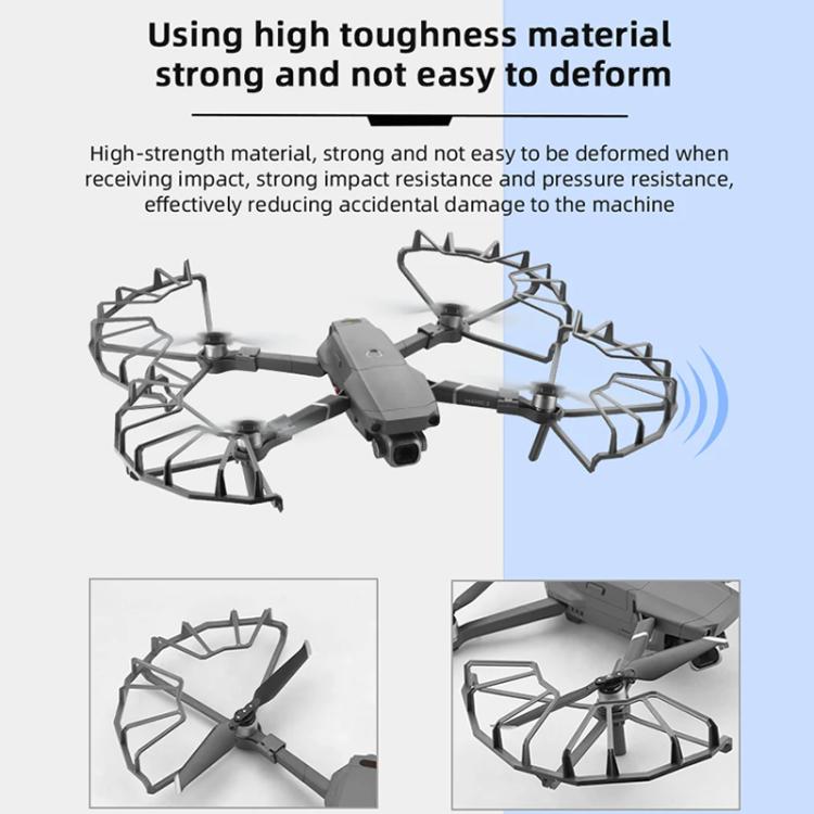 For DJI Mavic 2 Pro / 2 Zoom BRDRC Drone Propeller Surround Protective Guard Anti-collision Ring  - Grey