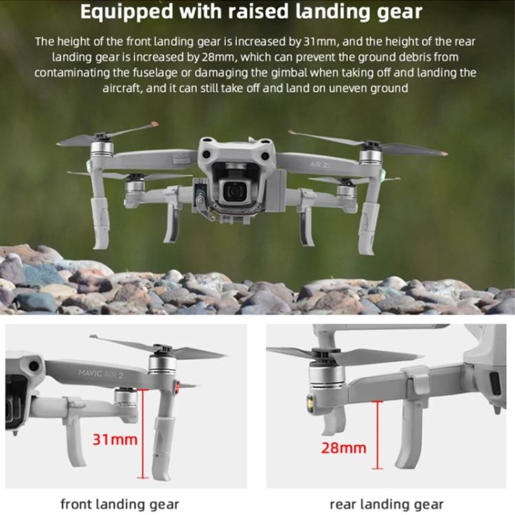 For DJI Mavic Air 2 / Air 2S BRDRC Air-Dropping System Thrower Parabolic  - Grey