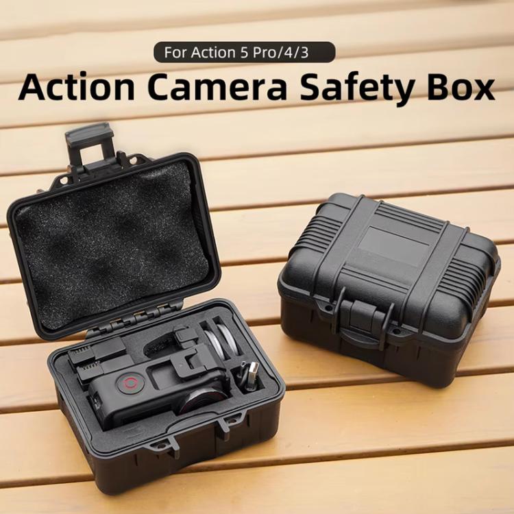 For DJI OSMO Action 5 Pro / 4 / 3 Camera Hard Storage Box Bag Protective Case  - Black