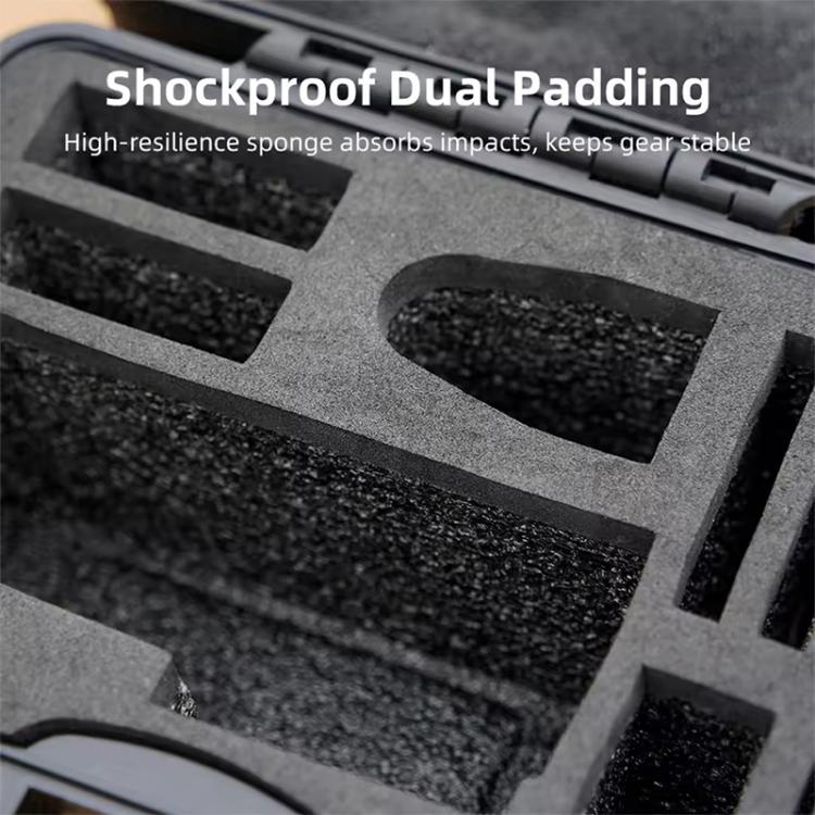For DJI OSMO Action 5 Pro / 4 / 3 Camera Hard Storage Box Bag Protective Case  - Black