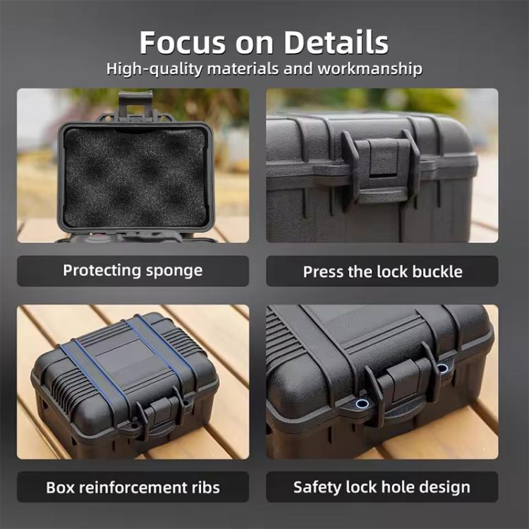 For DJI OSMO Action 5 Pro / 4 / 3 Camera Hard Storage Box Bag Protective Case  - Black