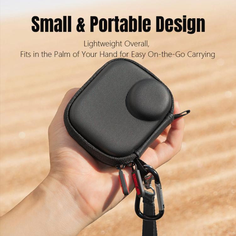 For DJI Osmo Nona STARTRC Camera PU Carry Box Storage Bag  - Black