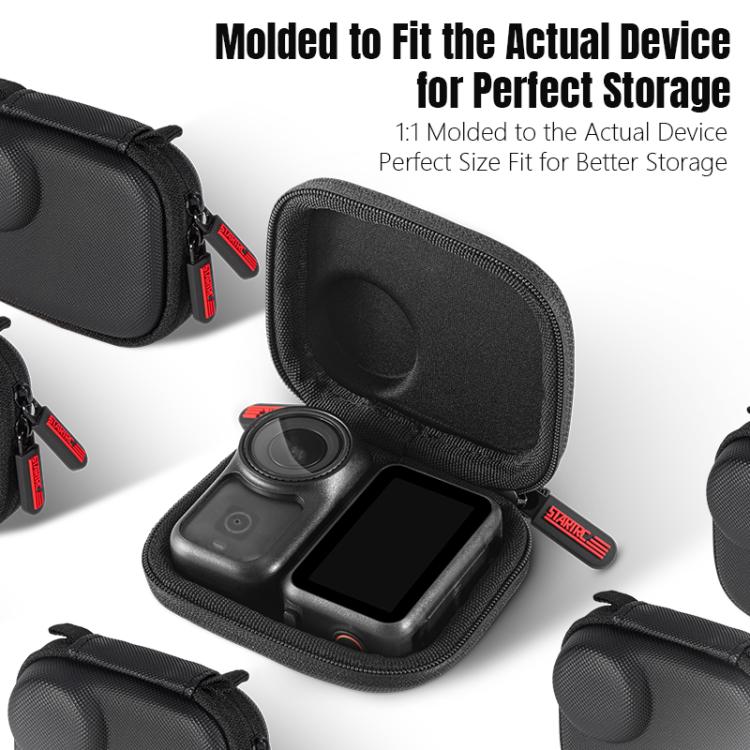 For DJI Osmo Nona STARTRC Camera PU Carry Box Storage Bag  - Black