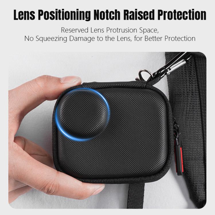 For DJI Osmo Nona STARTRC Camera PU Carry Box Storage Bag  - Black