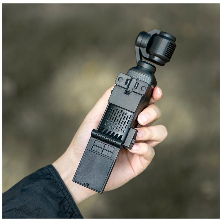 For DJI Osmo Pocket 4 / 3 STARTRC Folding Magnetic Mount Base Fixed Bracket  - Black