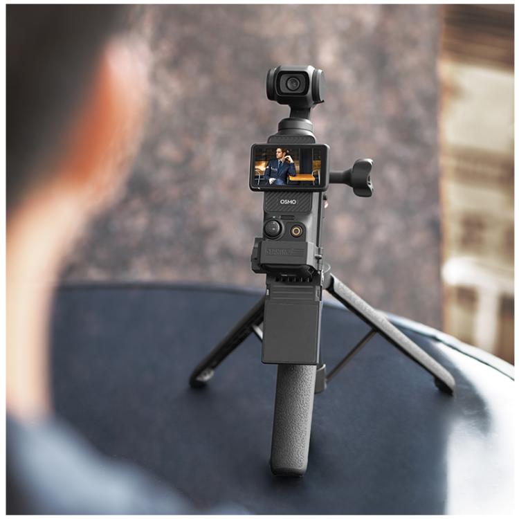 For DJI Osmo Pocket 4 / 3 STARTRC Folding Magnetic Mount Base Fixed Bracket  - Black