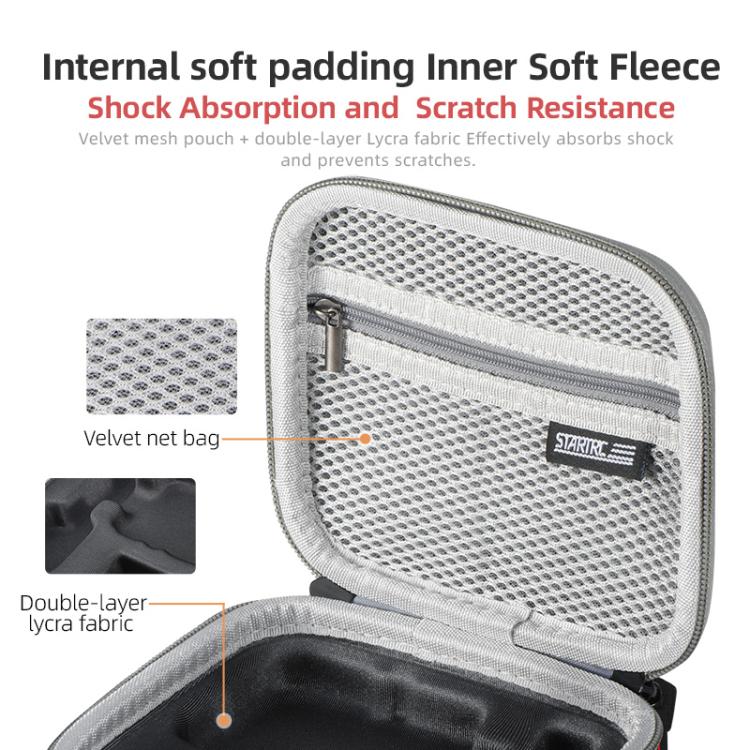 For DJI Osmo Nano STARTRC Portable Carrying Box Mini Standard Combo Bag  - Grey