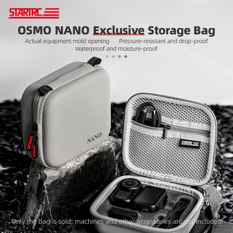 For DJI Osmo Nano STARTRC Portable Carrying Box Mini Standard Combo Bag  - Grey