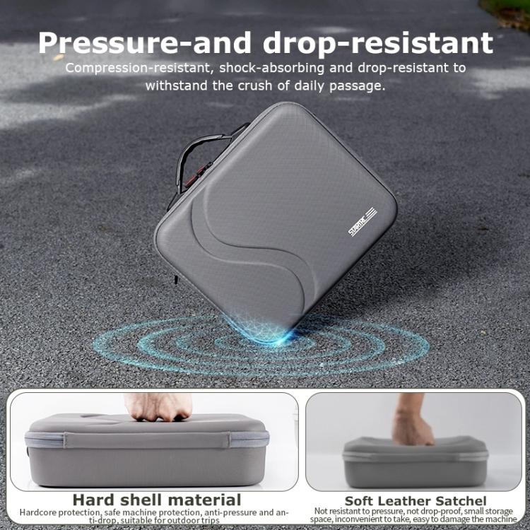 For DJI Neo STARTRC Shoulder PU Storage Bag Handbag  - Grey
