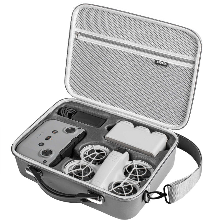 For DJI Neo STARTRC Shoulder PU Storage Bag Handbag  - Grey