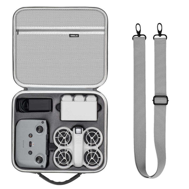 For DJI Neo STARTRC Shoulder PU Storage Bag Handbag  - Grey