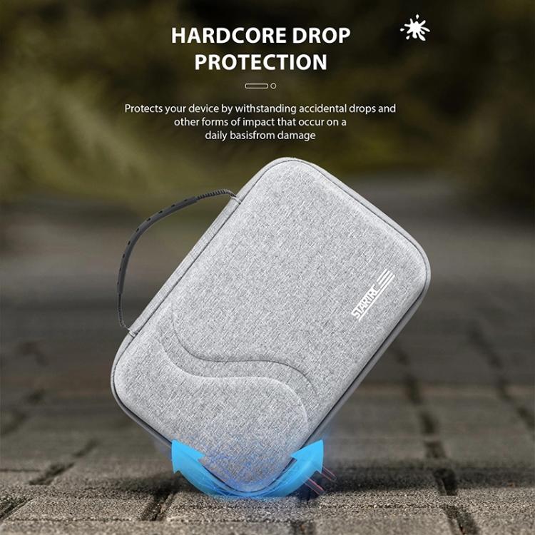 For DJI Neo STARTRC Shoulder Nylon Storage Bag Handbag  - Grey