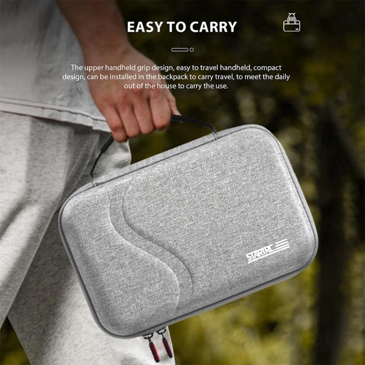 For DJI Neo STARTRC Shoulder Nylon Storage Bag Handbag  - Grey