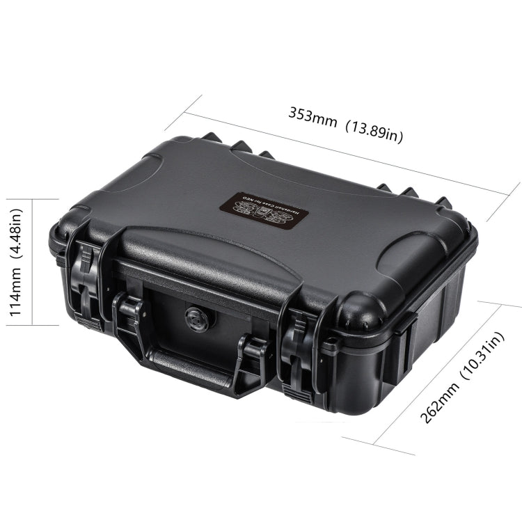 For DJI Neo STARTRC Waterproof PP Suitcase Shoulder Storage Box  - Black