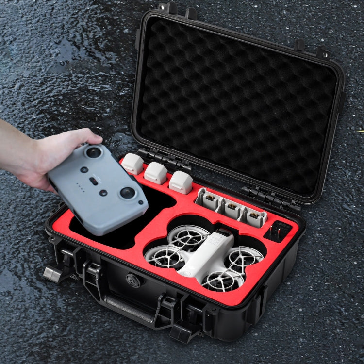 For DJI Neo STARTRC Waterproof PP Suitcase Shoulder Storage Box  - Black