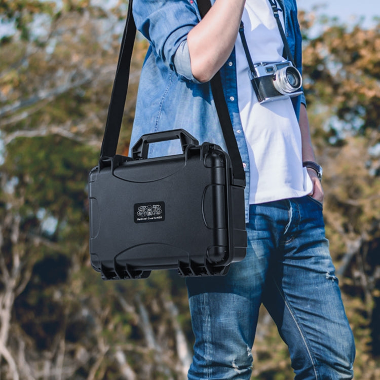 For DJI Neo STARTRC Waterproof PP Suitcase Shoulder Storage Box  - Black