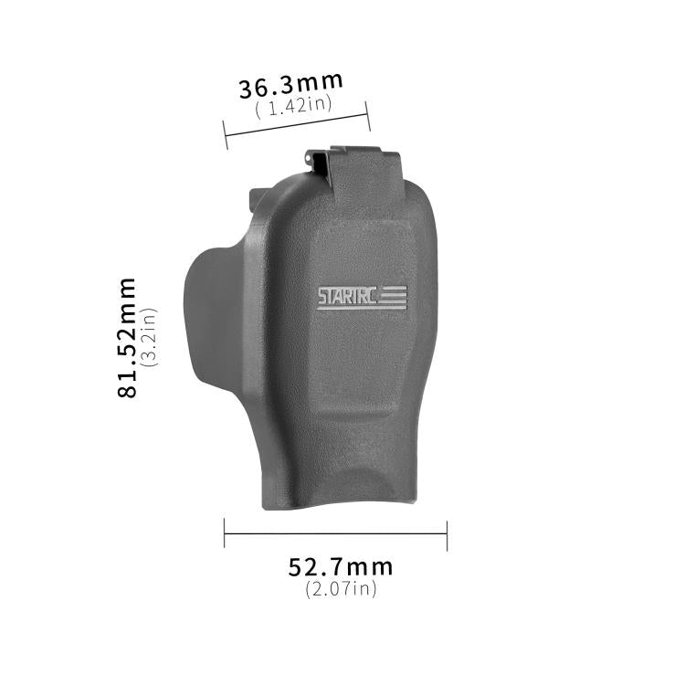 For DJI Osmo Pocket 3 STARTRC Short Type Protective Case Cover  - Black