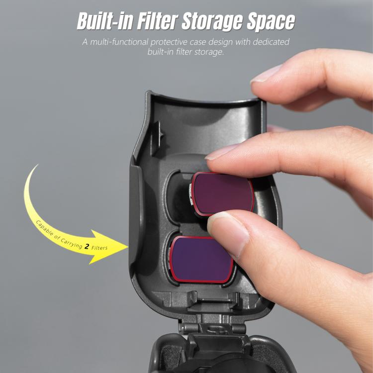 For DJI Osmo Pocket 3 STARTRC Short Type Protective Case Cover  - Black