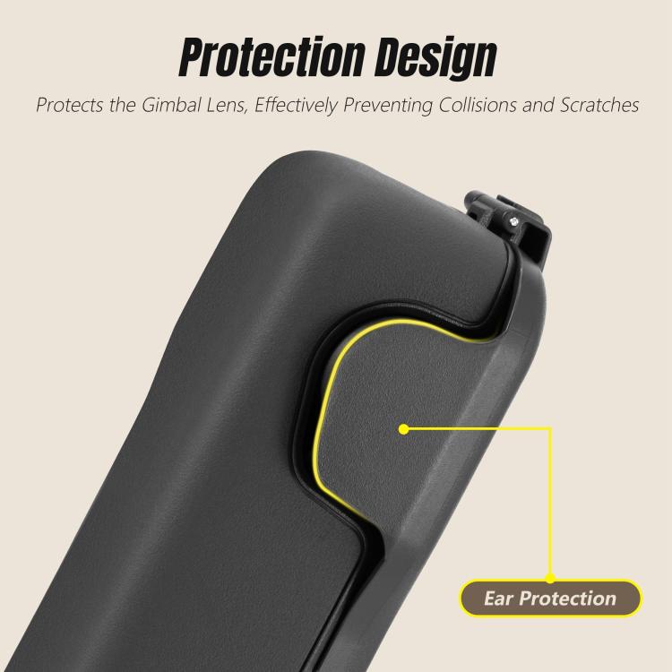For DJI Osmo Pocket 3 STARTRC Short Type Protective Case Cover  - Black